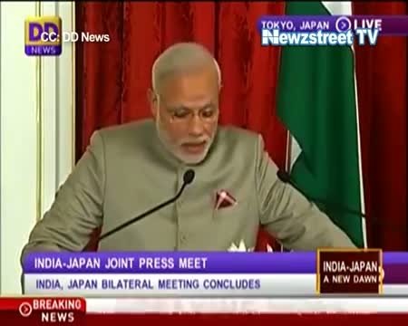 Watch Japan has promised to invest 35 billion in India within next 5 years: PM Modi Video