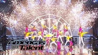 Watch Baila Conmigo: Salsa Dance Troupe Inspires the Crowd - America's Got Talent 2014 Video