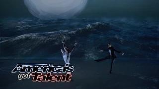 Watch Blue Journey: Dance Duo Fascinate With Shadows - America's Got Talent 2014 Video