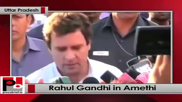 Watch Rahul Gandhi in Amethi: PM playing drums in Japan but ignores peopleÃ¢â‚¬â„¢s issues at home Video