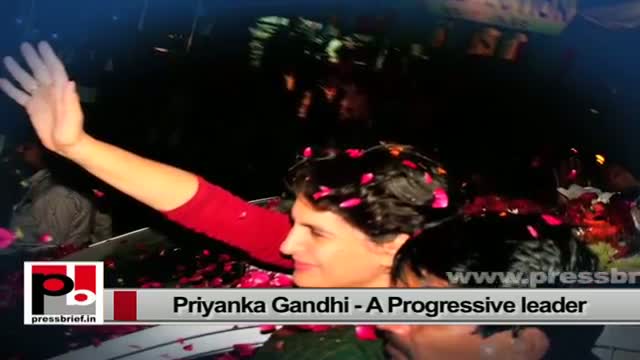 Watch Priyanka Gandhi Vadra-charismatic like former Prime Minister Indira Gandhi Video