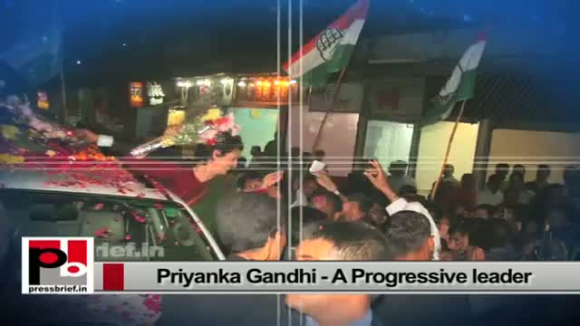 Watch Priyanka Gandhi -Young and effective Congress campaigner with progressive ideas Video