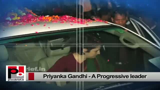 Watch Priyanka Gandhi-Young Congress campaigner with progressive ideas and innovative vision Video