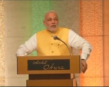 Watch PM Narendra Modi with Indian Comunity In Japan Video