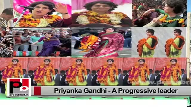 Watch Priyanka Gandhi Vadra-Charismatic Congress campaigner, genuine mass leader Video