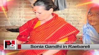 Watch Sonia Gandhi on a two-day tour to Raebareli: Interacts with people, launches welfare projects Video