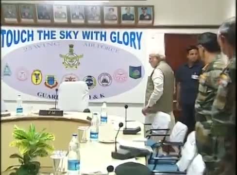 Watch PM arrives in Jammu to assess flood situation Video