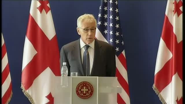 Watch Hagel Defends Latest US Air Strikes in Iraq Video