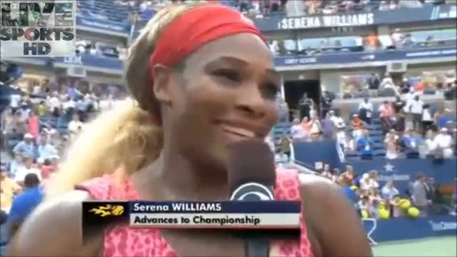 Watch Serena Williams After Match interview vs Ekaterina Makarova US OPEN 2014 Video