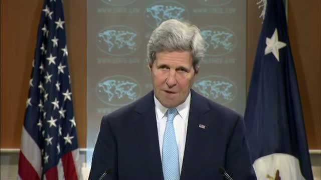 Watch Kerry-New Iraq Govt Is Key to Militants' Defeat Video