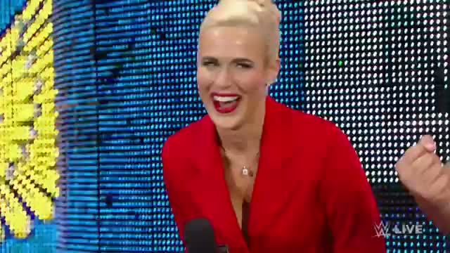 Watch Lana disrespects the American National Anthem: WWE Raw, Sept. 8, 2014 Video