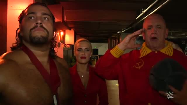 Watch Nikolai Volkoff joins Rusev & Lana - WWE Raw Fallout - Sept. 8, 2014 Video
