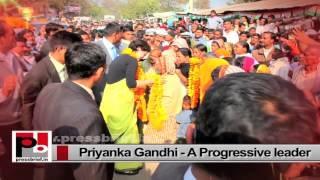 Watch Priyanka Gandhi Vadra possesses a special ability to connect with common people Video