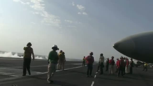 Watch Naval Search for Pilot After Jets Crash Into Sea Video