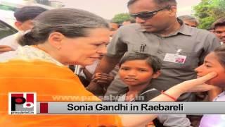 Watch Sonia Gandhi in Raebareli, launches welfare projects, interacts with people Video