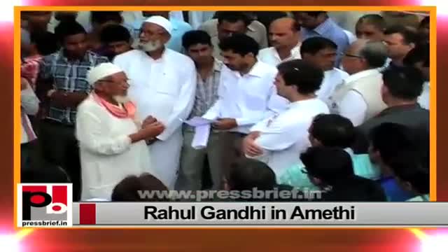Watch Congress Vice President Rahul Gandhi visits Amethi, criticises Modi government Video