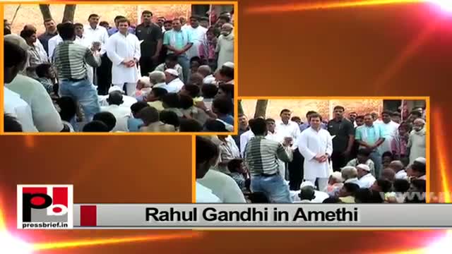 Watch Rahul Gandhi visits Amethi, steps up attack against Modi Video