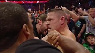 Watch Unseen footage of the brawl between John Cena and WWE World Heavyweight Champion Brock Lesnar Video