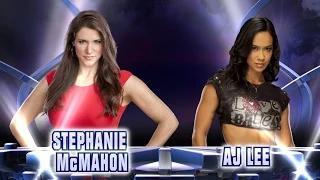Watch Stephanie McMahon vs. AJ Lee - Fantasy Match-Up Video