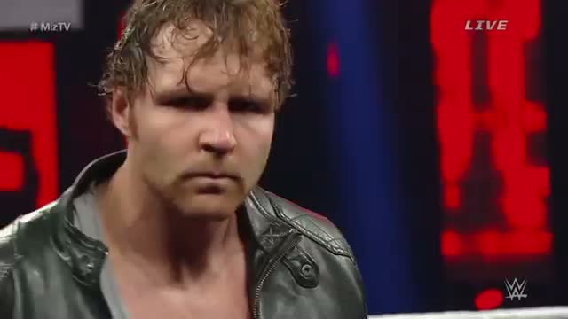 Watch WWE Main Event - Dean Ambrose appears on "Miz TV" Video