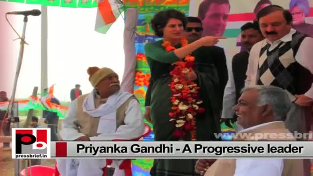 Watch Progressive and energetic Congress campaigner Priyanka Gandhi Ã¢â‚¬â€œ charismatic like Indira Gandhi Video