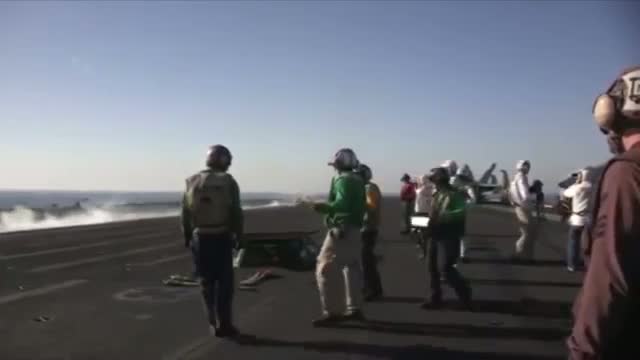Watch Navy Jets Prepare for Iraq Missions Video