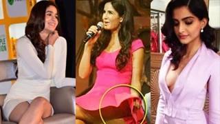 Watch Bollywood WARDROBE MALFUNCTIONS | Alia Bhatt, Katrina Kaif, Sonam Kapoor Video