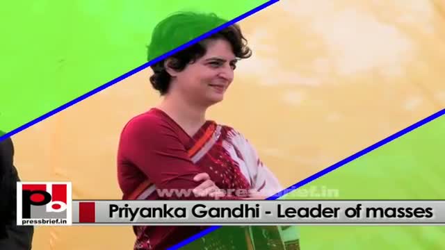 Watch Young and Charismatic Priyanka Gandhi has a special ability to connect with people Video