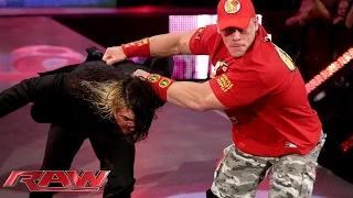 Watch Dean Ambrose taunts Seth Rollins: WWE Raw, Sept. 29, 2014 Video