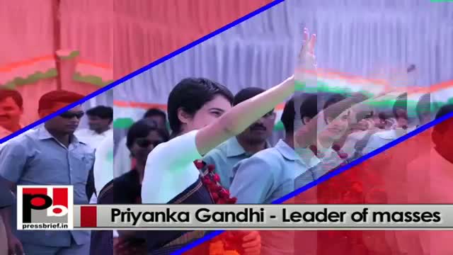 Watch Priyanka Gandhi Vadra-energetic, progressive Congress leader, voice of the youth Video