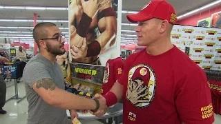 Watch WWE: John Cena participates in a Hide and Tweet for Night of Champions Tickets Video