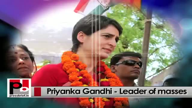 Watch Progressive Congress leader - Priyanka Gandhi Vadra - voice of the youth Video