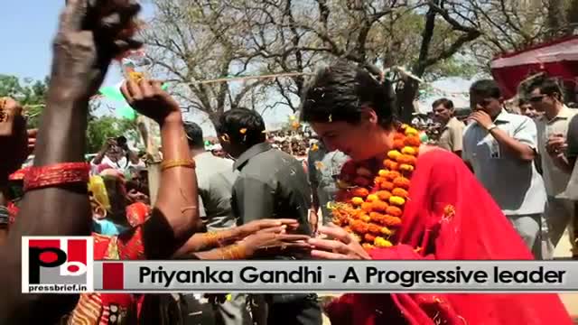 Watch Priyanka Gandhi Vadra - favourite leader of people in Amethi and Raebareli Video
