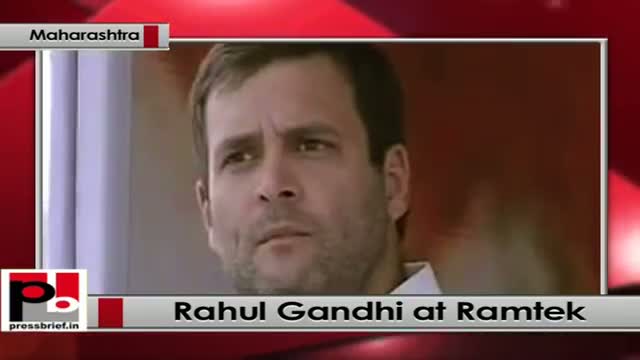 Watch Rahul Gandhi addresses public rally at Ramtek, Maharashtra Video