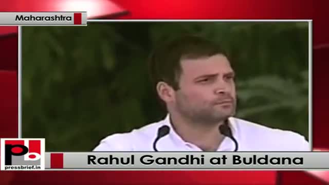 Watch Rahul Gandhi addresses Congress rally at Buldana, Maharashtra Video