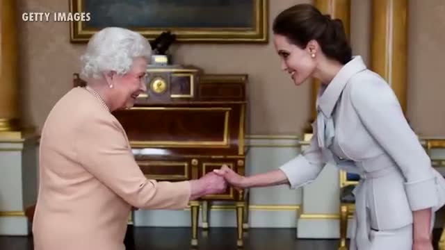 Watch Angelina Jolie Made Honorary Dame by The Queen Video
