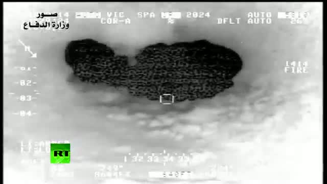Watch Combat cam: Iraqi Air Force pounds ISIS vehicles Video