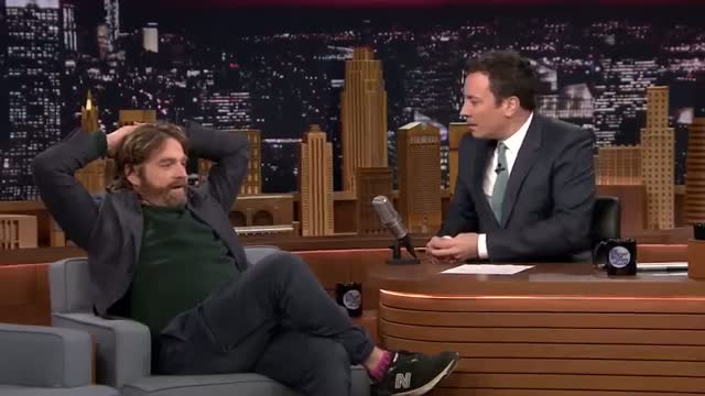 Watch Zach Galifianakis' Sons' Testicles Fit in His Belly Button Video