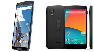 Watch Nexus 6 vs. Nexus 5 - Specs Comparison Review! Video