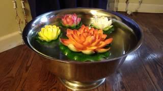 Watch How to decorate your home on Diwali with Floating Candles, floating flowers and mirror curtains. Video