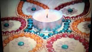 Watch Diwali Puja Rangoli Decoration Video