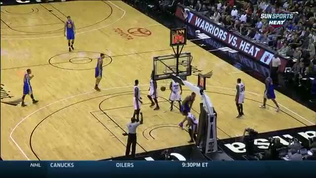 Watch NBA: David Lee Doesn't Miss a Shot Against the Miami Heat Video