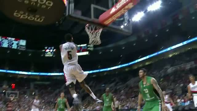 Watch NBA: Will Barton Goes Baseline and Reverse Jams Video