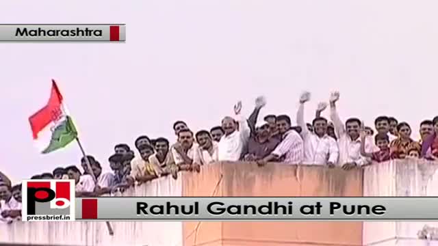 Watch In Pune, Rahul Gandhi takes a dig at ModiÃ¢â‚¬â„¢s achche din promise Video