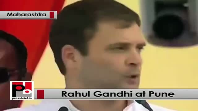 Watch Rahul Gandhi speaks at Congress rally in Pune, attacks Modi government Video