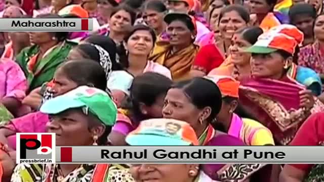 Watch Rahul Gandhi strikes chord with voters in Pune, Maharashtra, slams Modi govt Video