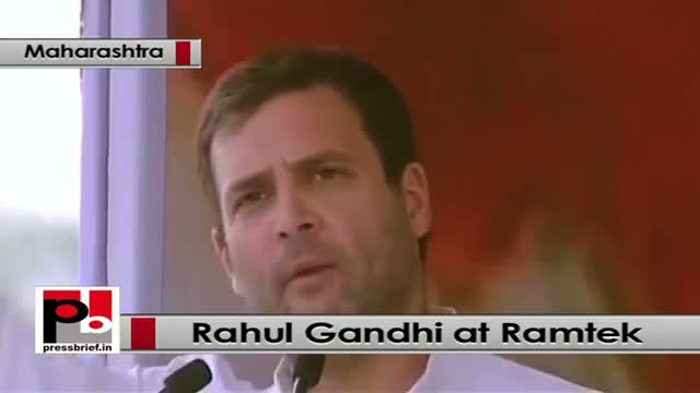 Watch Rahul Gandhi at Ramtek, Maharashtra pulls up Modi over false promises Video