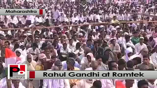 Watch Rahul Gandhi at Ramtek, Maharashtra takes on BJP, Modi Video