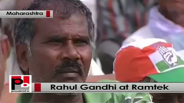 Watch Rahul Gandhi at Ramtek, Maharashtra slams BJP, Modi Video