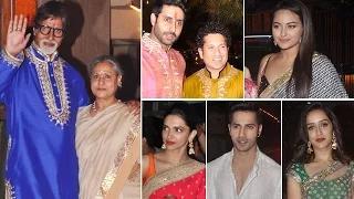 Watch Amitabh Bachchan's DIWALI BASH : Deepika Padukone, Sachin Tendulkar, Varun Dhawan, Sonam ATTEND Video